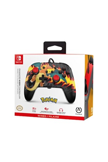 Powera Controller Enhanced Wired Controller Charizard Firestorm
