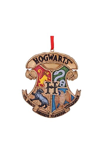 Nemesis Now Ornament with Hogwarts Crest, Nemesis Now, 8 cm