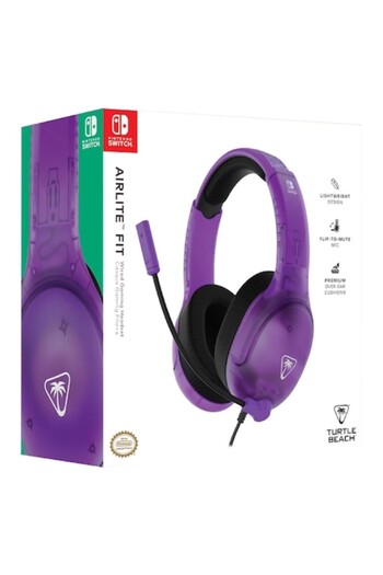 Turtle Beach Airlite Fit Wired Headset (Ghost Purple)
