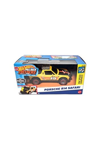 mattel Hot Wheels Pull-Back Speeders Porsche 914 Scale 1:43