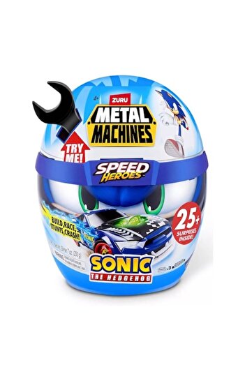 Zuru Racing Car, Zuru, Metal Machines Sonic The Hedgehog Speed Heroes, Multicolor, 29.5cm, Surprise Set