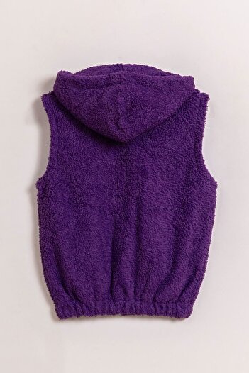 HAUSEkids 8-15 Years Lovobery Girl's Vest-Purple