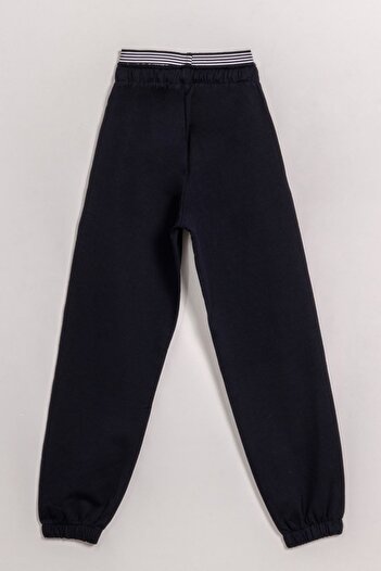 HAUSEkids 8-15 Years Old School Nation Girl's Tracksuit Trousers-Navy Blue