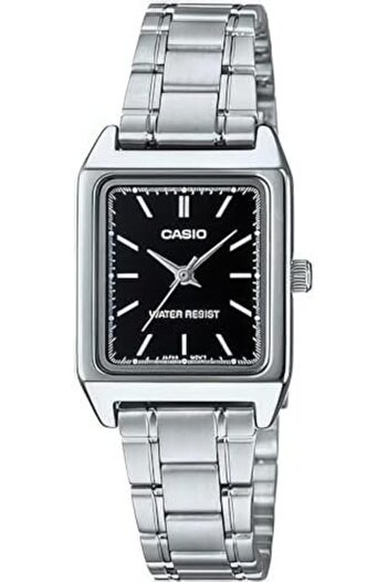 Casio Women's Watch - LTP-V007D-1EUDF Black Dial, Silver Band