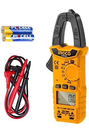 Ingco Digital Multimeter Clamp for AC/DC Current Measurement by INGCO, DCM2001