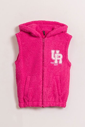 HAUSEkids 8-15 Years Lovobery Girl's Vest-Fuchsia