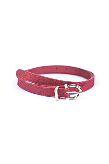 IBU Cork - Red Cork Belt (Size: 100)