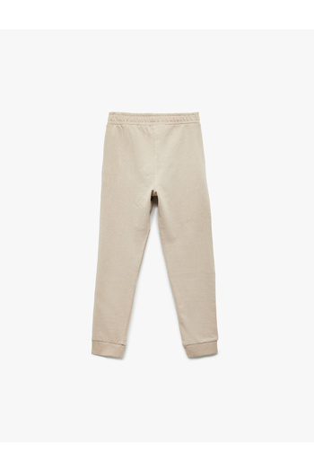 Koton Basic Sweatpants with Raised Pocket Detail and Elastic Waist