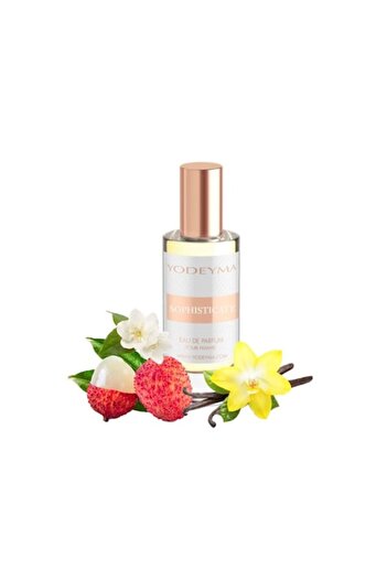 Yodeyma Sophisticate Eau de Parfum for Women, Notes of Lychee, Jasmine and Vanilla, 15ml