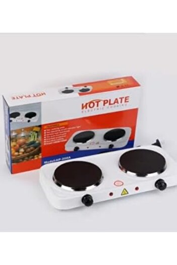 Türkiye Electric Cooker 2 Eyes Electric Stove Coil Iron Body with Spray Coating Durable Spiral Heating Eleme