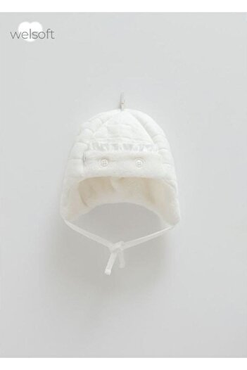 Caramell İncibaby 100% Cotton Welsoft Soft Inside Baby Girl Hat