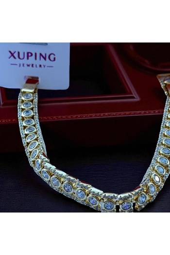 İNN JEWELLERY Xuping Bracelet Tarnish-Free Antiallergic Zirconium Figured (2 Years Importer Guarantee)