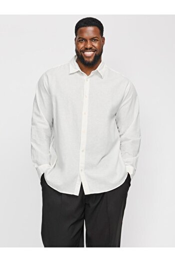 Jack & Jones JJEBREEZE ЛІНЕНА СУКНЯ З ДОВГИМИ РУКАВАМИ