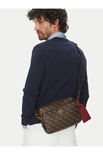 Guess Men's Brown Pouch HMMILOP5222