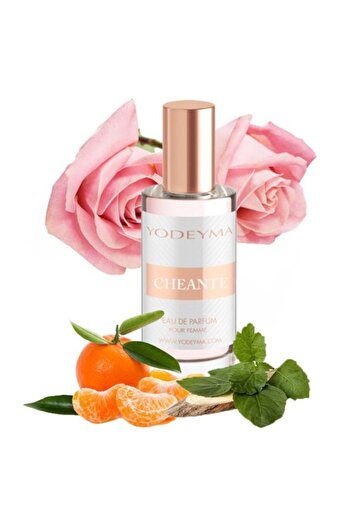 Yodeyma Cheante Eau de Parfum for Women, Mandarin, Rose, Patchouli, 15ml