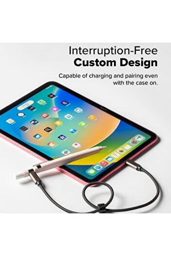 Juls Carcasă din silicon pentru Apple Pencil (Ringke A39) - Albă