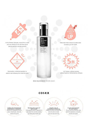 Cosrx Soluție BHA pentru puncte negre, COSRX, 100 ml