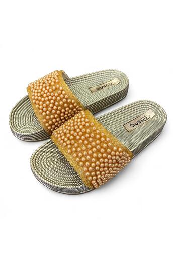 Aldina Nucci Beaded Women's Slippers # 1038