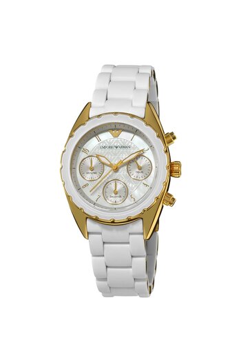 Armani Women's watch, AR5945, White / Gold