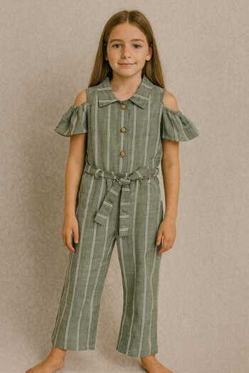 VİYOLİNA Linen Jumpsuit