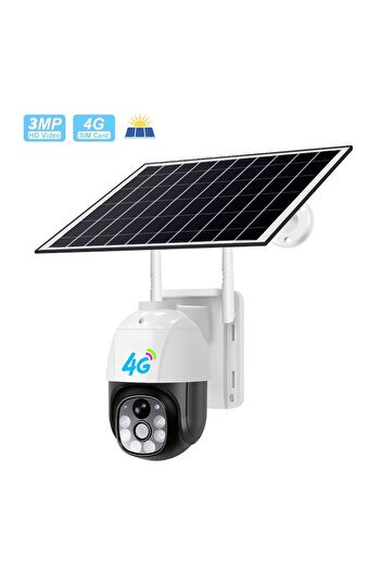 onix Camera de Supraveghere Exterior Z86, cu Alarma si Panou Solar, Alb