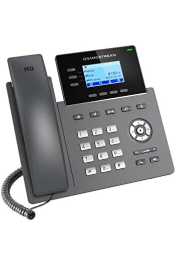 GRANDSTREAM GRP2603P 3 Line IP Phone 6 SIP Accounts 132x48 Backlit Screen HD Audio Powerable Via POE