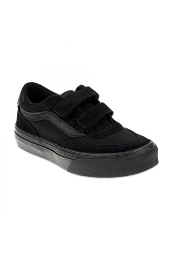 Vans Vn000Dbr Brooklyn Ls V Sneakers Black Kids Sports Shoes