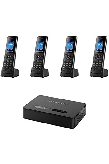 GRANDSTREAM DP750 Long-range DECT Base Station + DP720 4-UNITS DECT HD Handset
