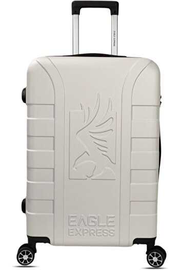 EAGLE EXPRESS ELYSIUM ABS HARD TROLLEY 24 inch WHITE