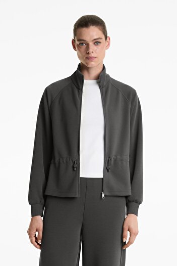 Oysho Adjustable waist jacket with 29% modal
