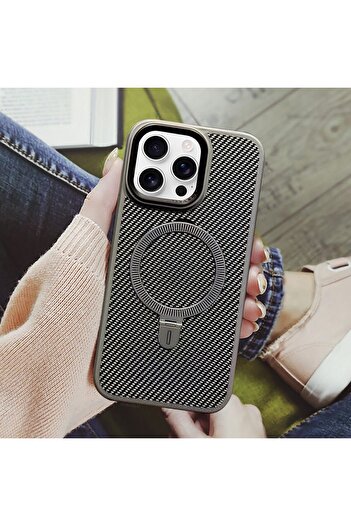 GENERAL Carbon Magnetic Cover For iPhone 12 Pro - Magsafe Compatible