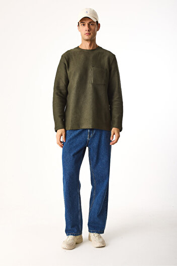 VENA Crew Neck Oversize 100% Cotton Sweatshirt