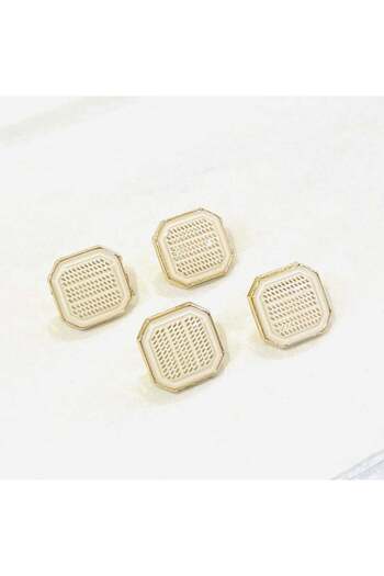 Abrar Metal Snap Buttons For Men's Saudi Thobe - Set of 8