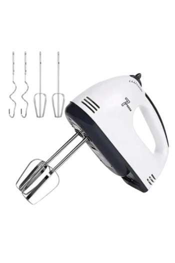 SHEWOW 7 Gear Electric Egg Beater Automatic Hand Mixer Blender Plastics Rotating Push Whisk Cream
