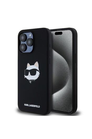 Karl Lagerfeld Case for iPhone 15 Pro Max, K51, Polyurethane, Choupette Head