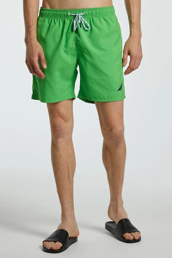 Nautica Men's Standrat Fit Shorts Swimwear Green