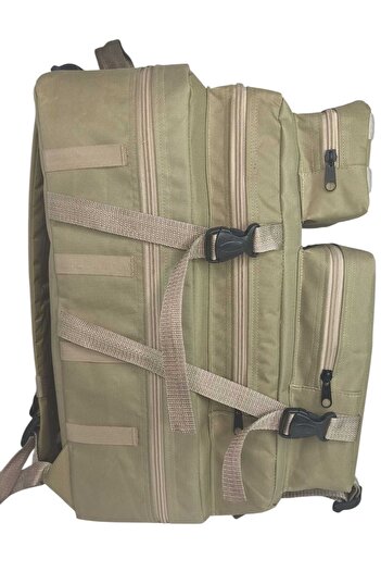 LIGHTINGHM 50 Liter Sports and Fitness Backpack, Daily Use, 4 Pockets, Chest and Abdominal Belt