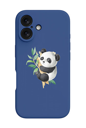 Theodor iPhone 16 Blue Protective Liquid Silicone Shockproof Case - p&a