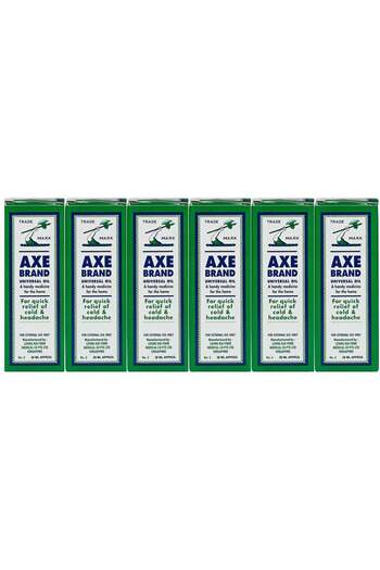 Axe Universal Oil For Quick Relief Of Cold And Headache 28ml (Pack of 6)
