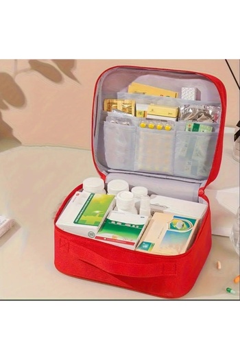 ORGANICYOU Chengdu Portable First Aid Kit, Extra Large Capacity Outdoor Portable