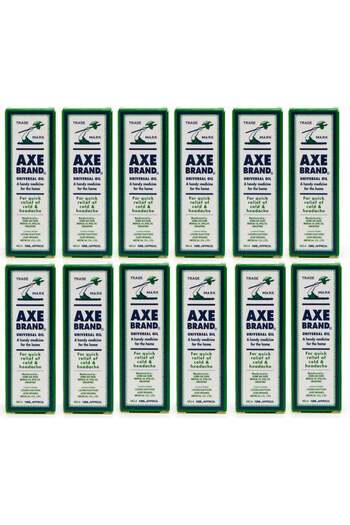 Axe Brand Axe Universal Oil for Quick Relief Of Cold & Headache 10ml (Pack of 12)