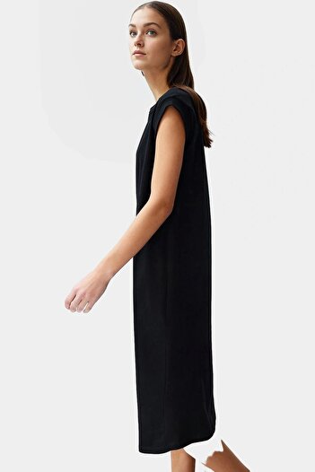 PayBuy Tricou Midi din bumbac pentru femei Rochie Decupaj confortabil Utilizare zilnică Sărbătoriți să nu răniți vara de weekend