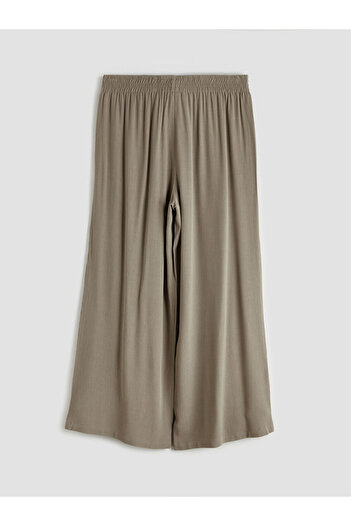 LC Waikiki Elastic Waist Textured Women's Trousers