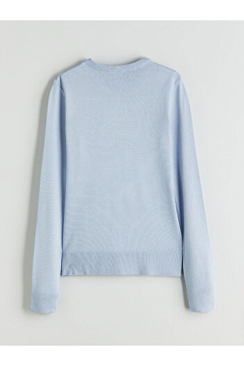 LC Waikiki Crew Neck Women's Knitwear Cardigan