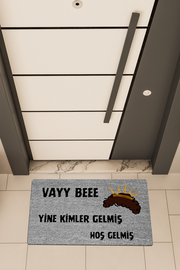 Dormot High Quality Digital Printing Gray, Prince Wow Bee Themed Door Mat