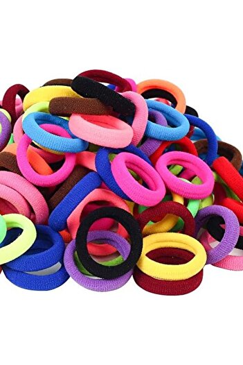 Generic 120 Pcs Baby Hair Ties, Cotton Toddler Hair Ties for Girls and Kids, Multicolor Small Seamless Hair