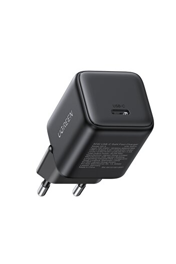 Ugreen USB-C charger, GaN, Fast Charging, 30W, QC4, 5V/3A - X513 (65007) - Black