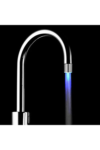 OEM MZ-6018 kitchen faucet with LED, high U-type spout, sink mounting, ceramic cartridge, Gray