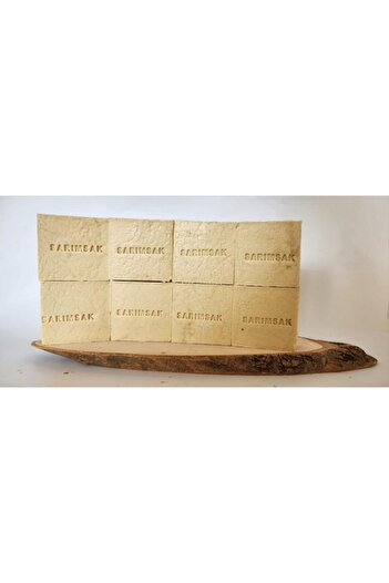 ForWhat 8Pcs Garlic Extract Natural Handmade Soap Mini Set for Office Home Office Gift
