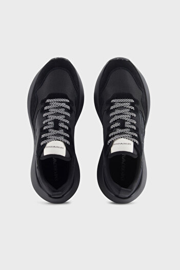 Emporio Armani Logolu Sneaker Ayakkabı Erkek AYAKKABI EM003667 AF19533 UC001